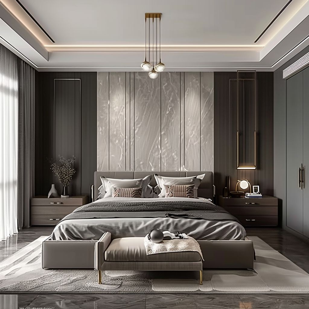 Modern Serenity: Chic Bedroom Design with Sleek Furniture