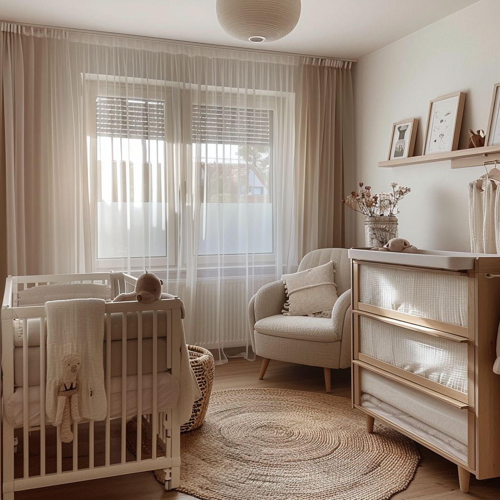 Scandinavian Nursery Design: Cozy Whites, Beiges & Light Browns