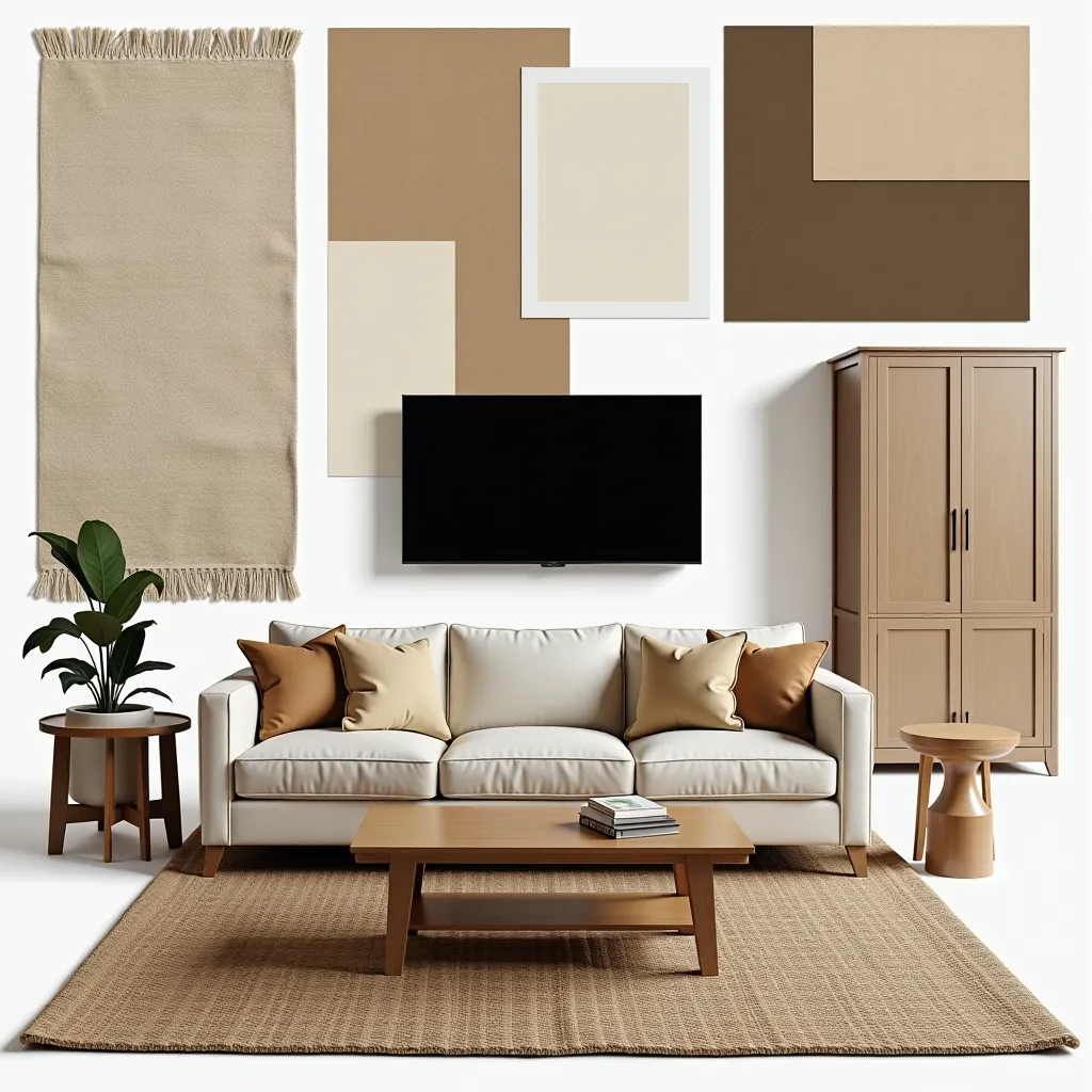 Craftsman Living Room: Warm Tones & Timeless Decor