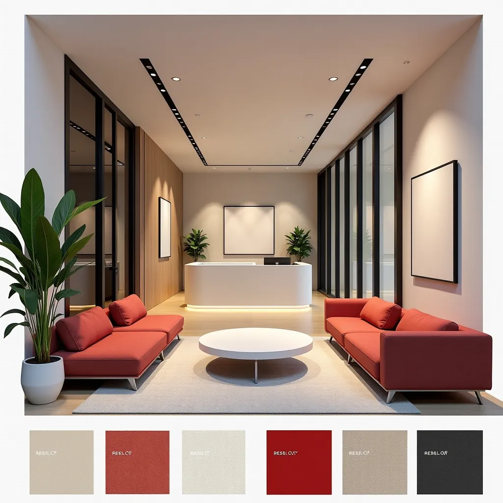 Minimalist Living Room: Apple-Inspired Fitness Entrance