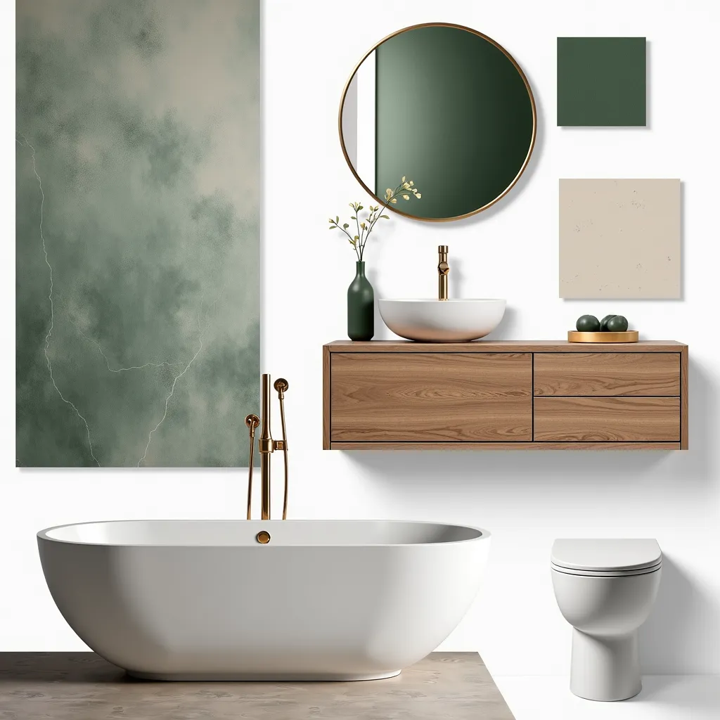 Contemporary Bathroom Oasis: A Modern Retreat