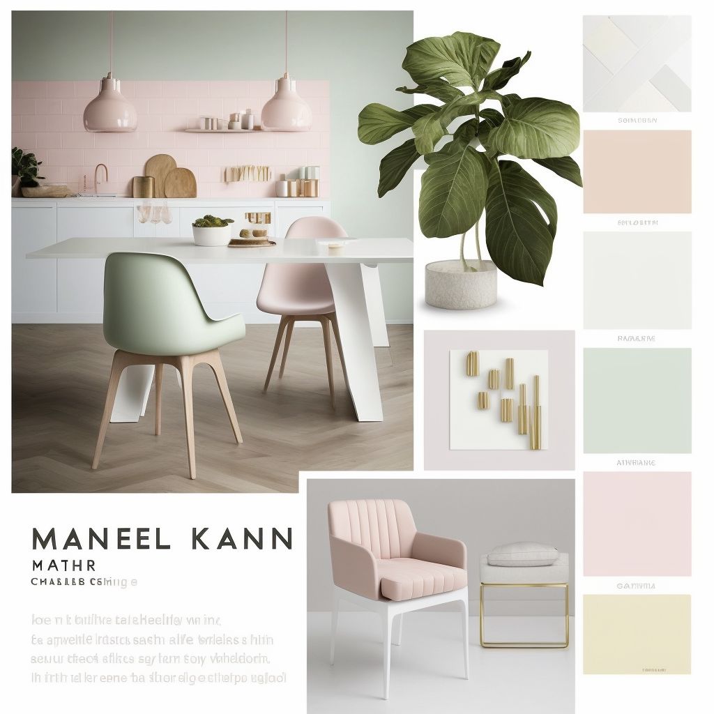 Scandinavian Dining Room: Tranquil Pastel Palette