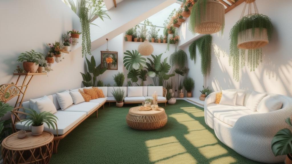 Enchanting Bohemian Garden: A Kaleidoscope of Colors