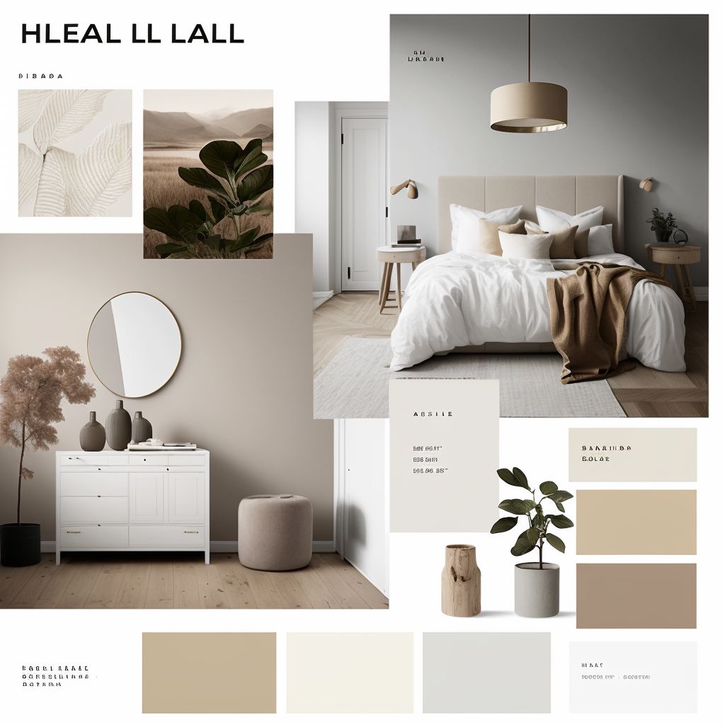 Scandinavian Bedroom Serenity: White, Beige & Light Brown