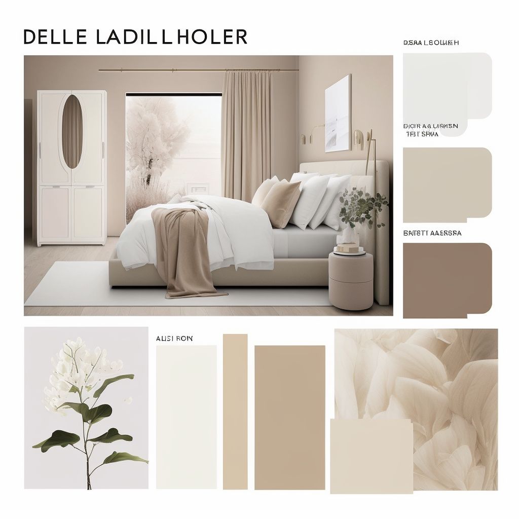 Minimalist Bedroom Haven: White, Beige & Light Brown Serenity