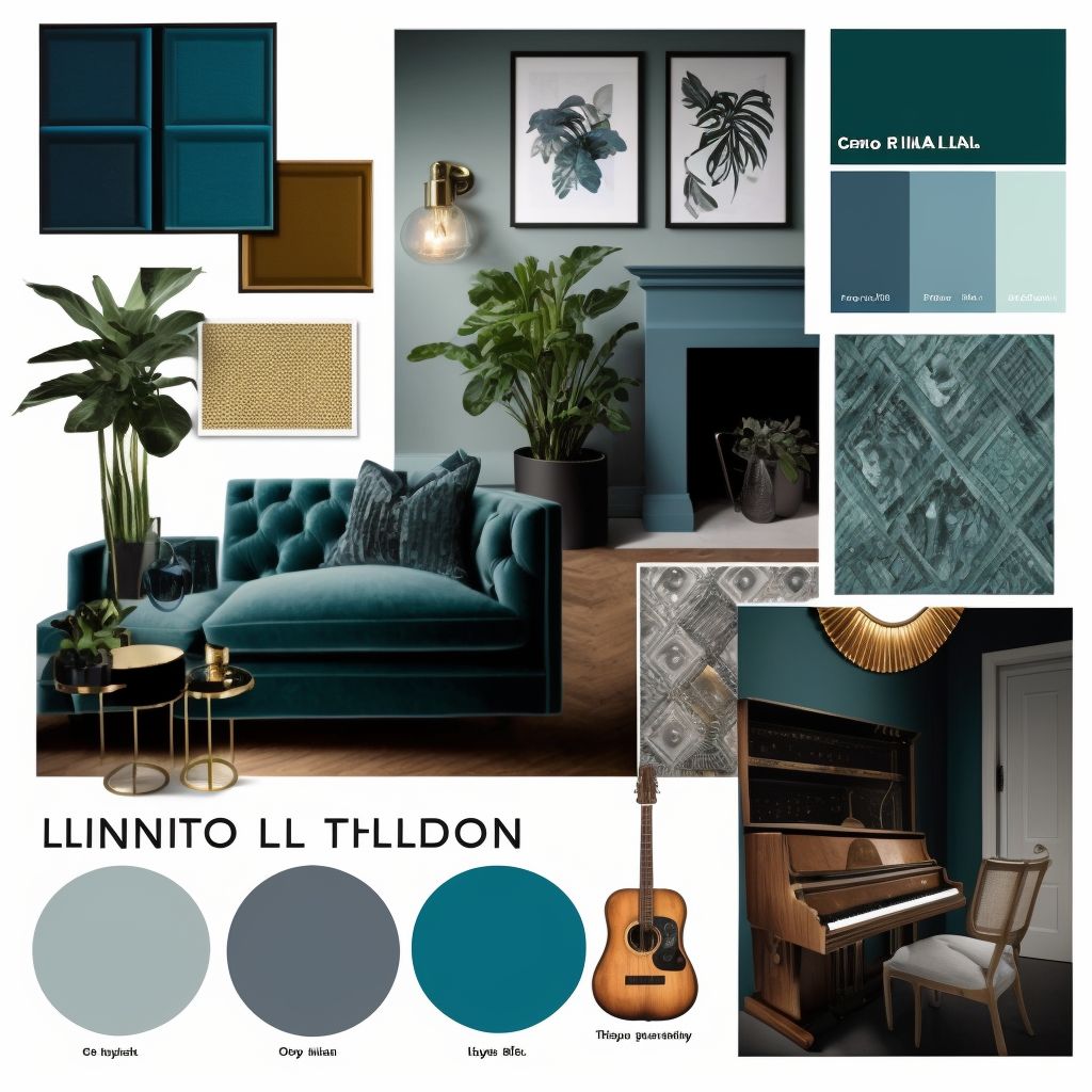 Melodic Living Room: Harmonious Music-Inspired Design