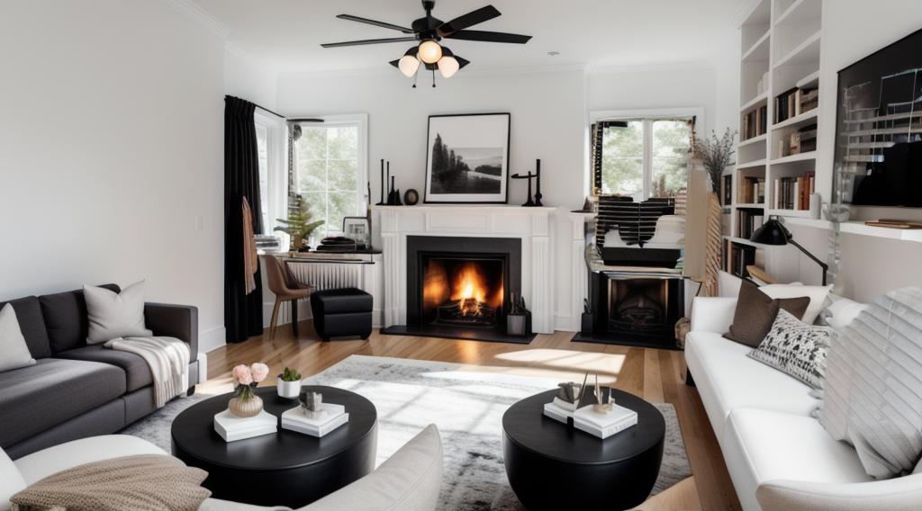 Contemporary Home Office with Cozy Studio McGee Vibes