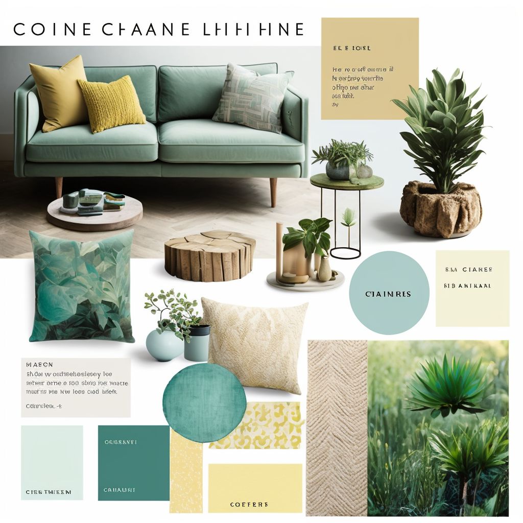 Contemporary Living Room Refresh: Pine Green & Sand Brown