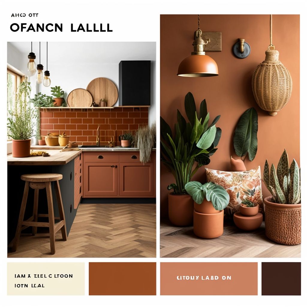 Rustic Kitchen: Terracotta & Wood Charm