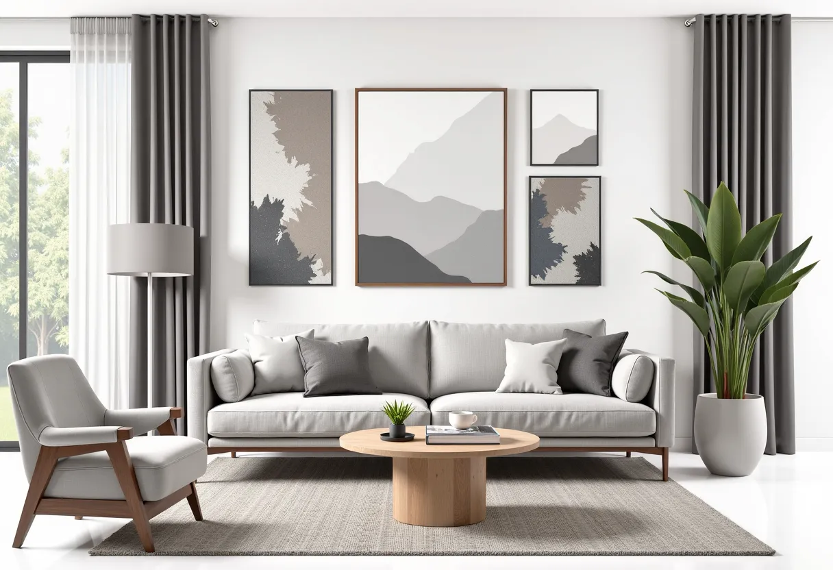 Scandinavian Elegance: A Living Room Retreat