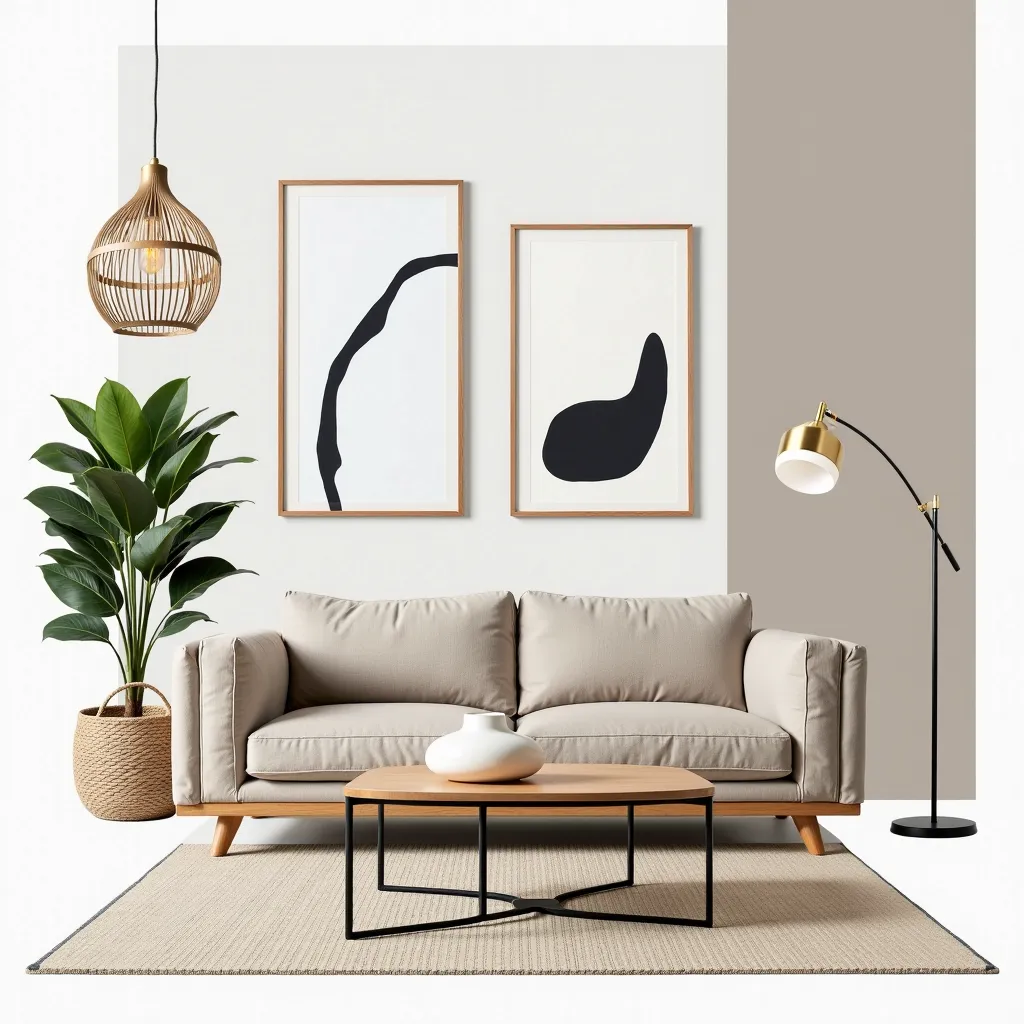 Asian Zen Bedroom: Minimalist Elegance with Marble & Oak