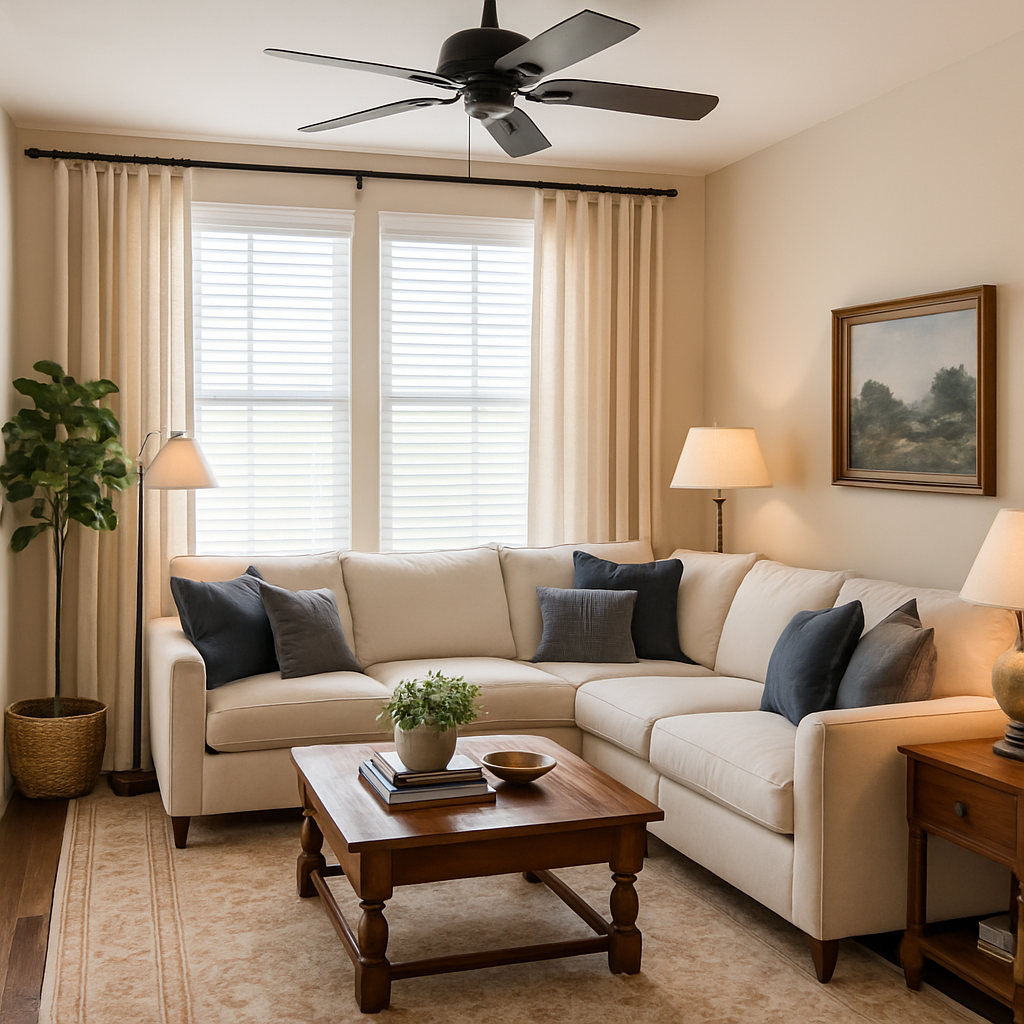 Traditional Living Room Design with Studio McGee Style