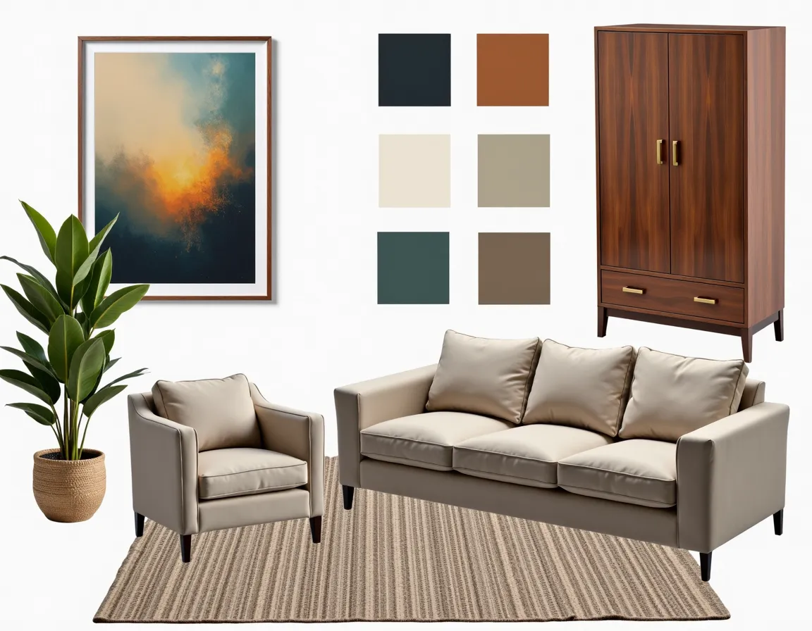 Artistic Elegance: Transform Your Living Room