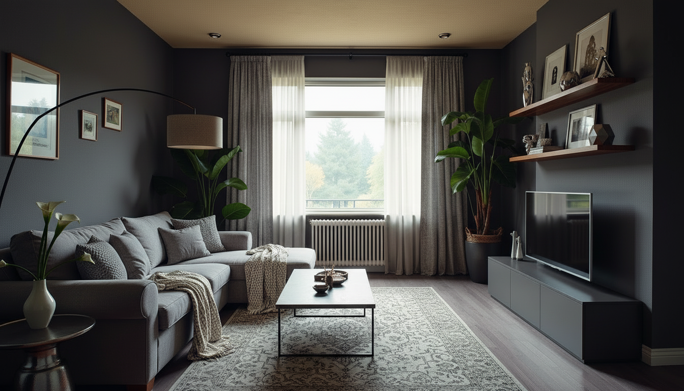 Dramatic Transitional Living Room Transformation