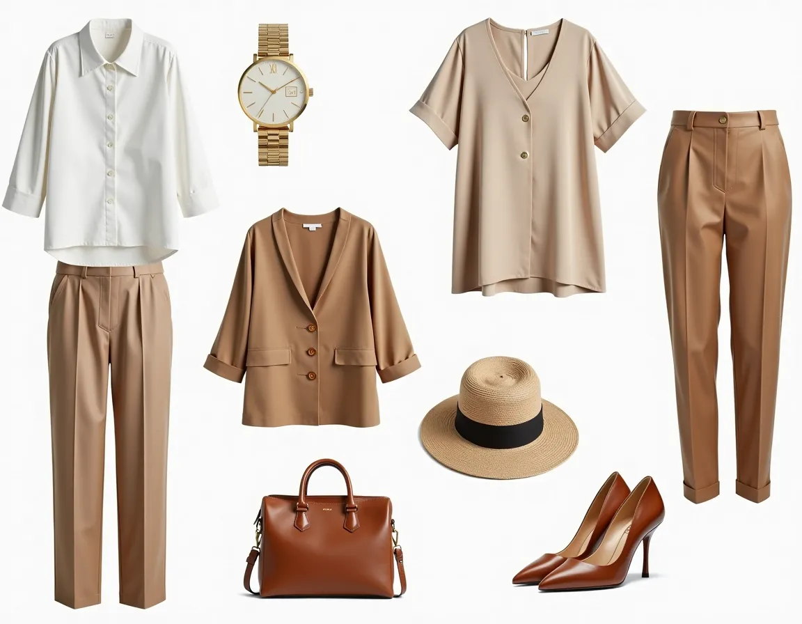 Effortless Elegance: Business Casual Fashion Mood Board