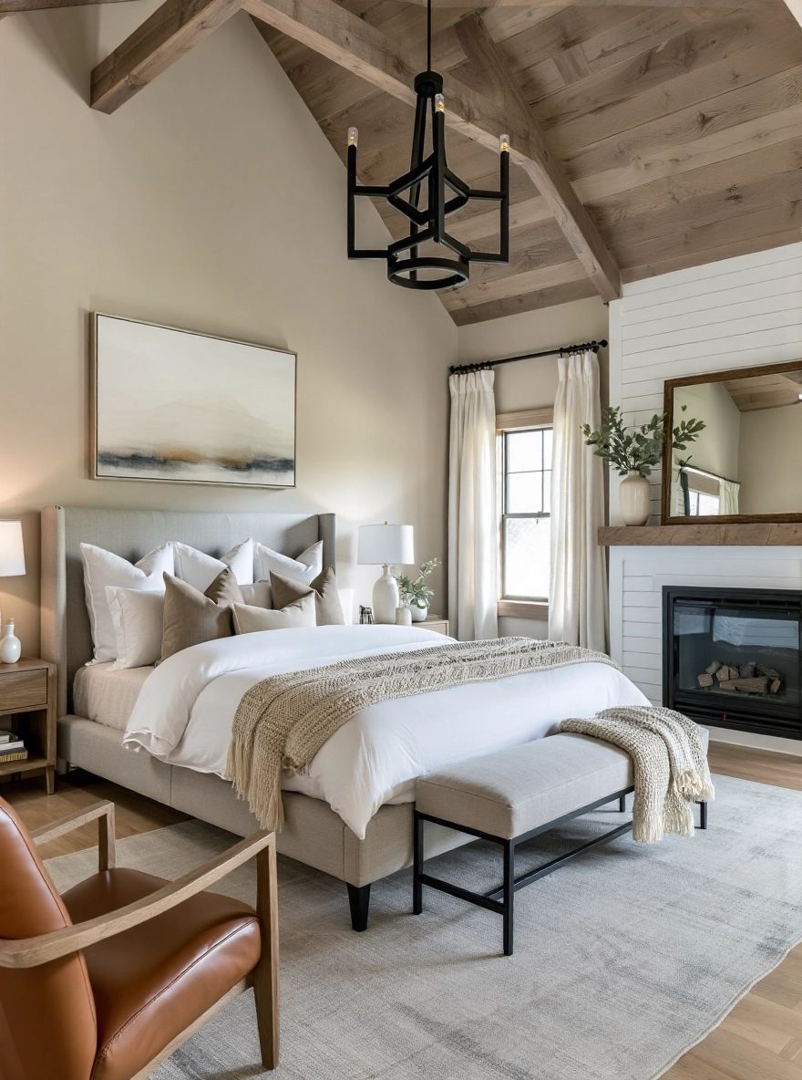 Cozy Studio McGee-Inspired Windowless Bedroom Retreat