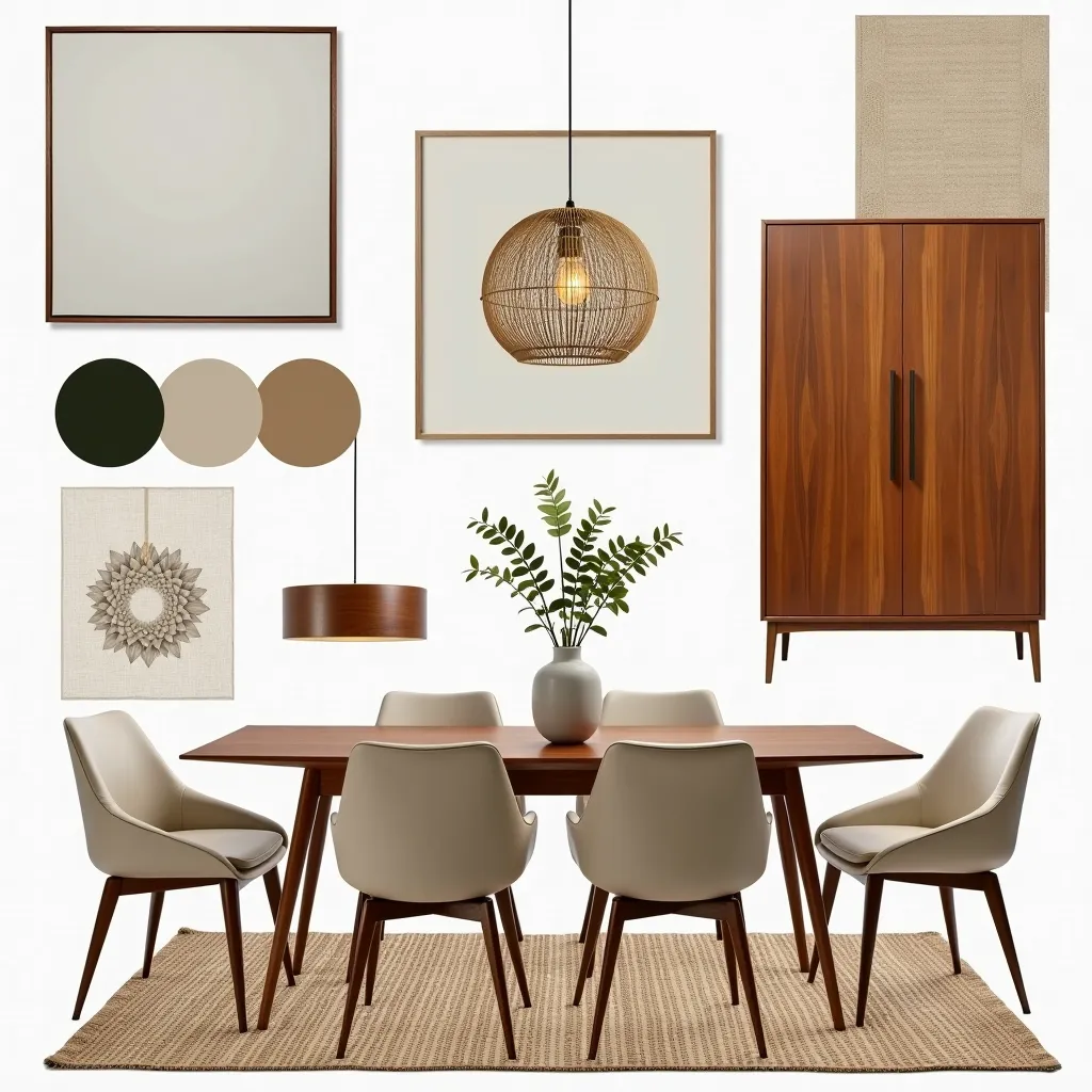 Elevate Your Dining Experience: Mid-Century Modern Elegance