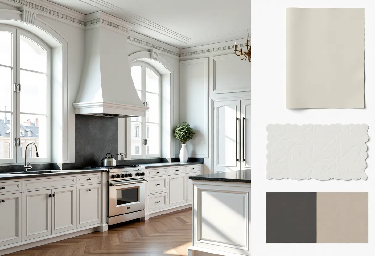 Contemporary Kitchen: Classic Meets Modern Elegance