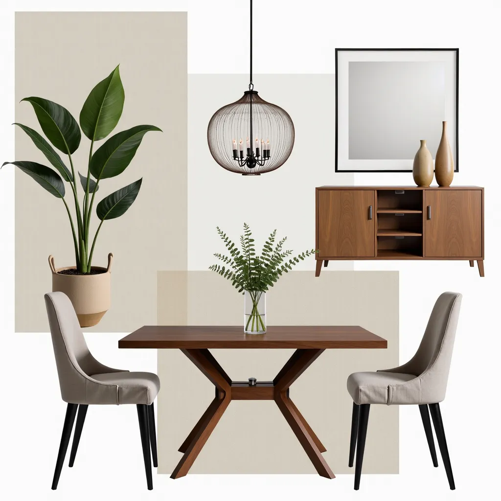 Coastal Dining Room Elegance: A Tranquil Escape