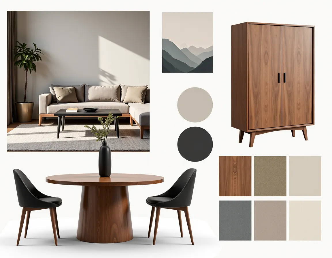 Minimalist Dining Room Elegance: A Harmonious Design
