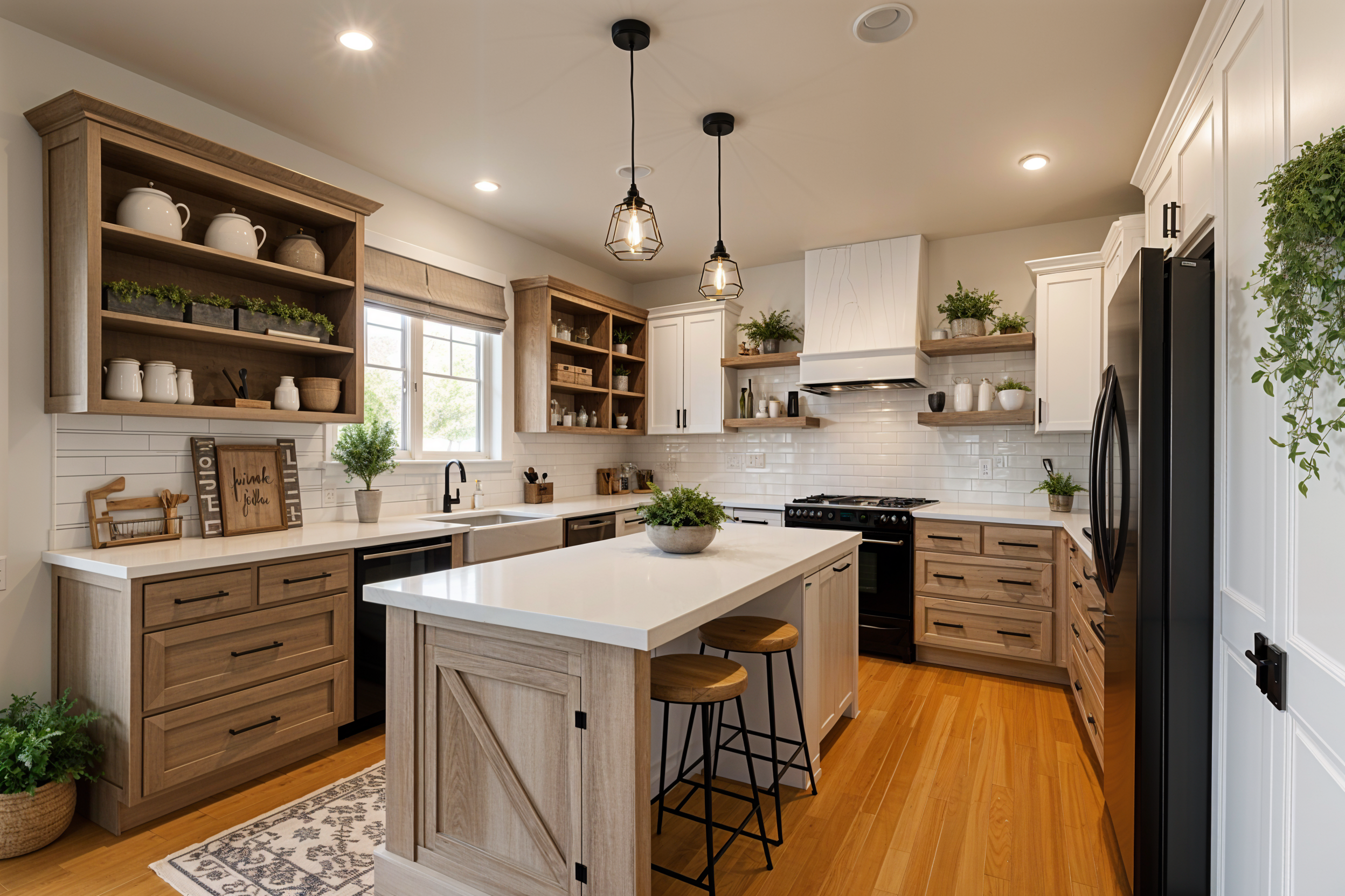 Magnolia-Inspired Modern Farmhouse Living Room