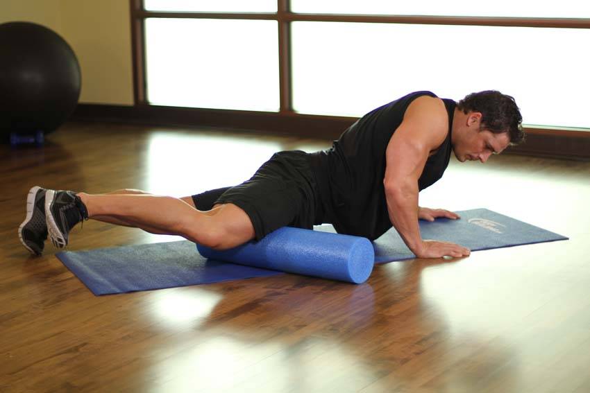 Adductor — starting position, working the adductors