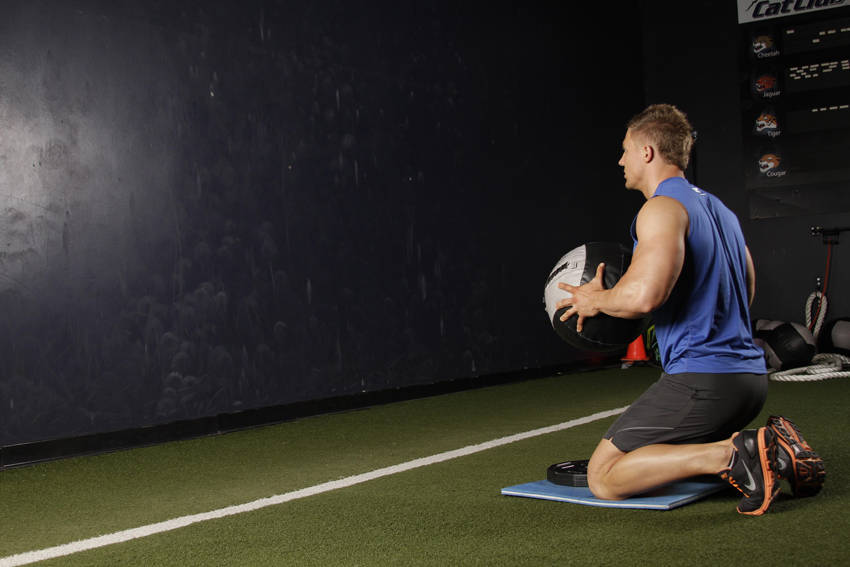 Chest Push (multiple response) — starting position, working the chest
