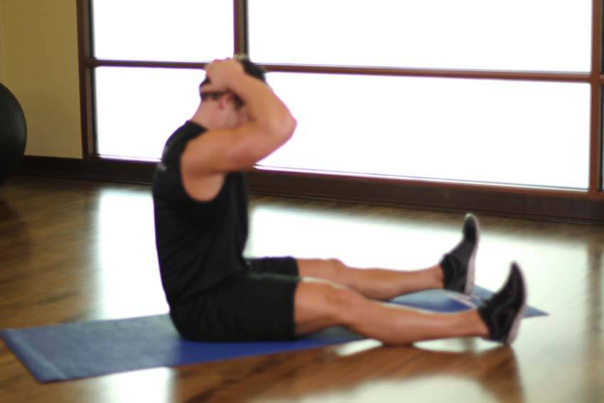 Chin To Chest Stretch — starting position, working the neck
