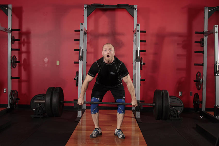 Clean and Jerk — starting position, working the shoulders