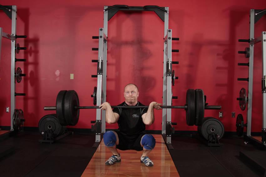 Clean and Jerk — end position, working the shoulders