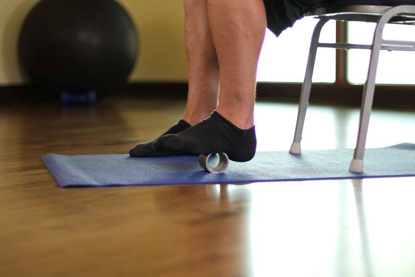 Foot-SMR — end position, working the calves