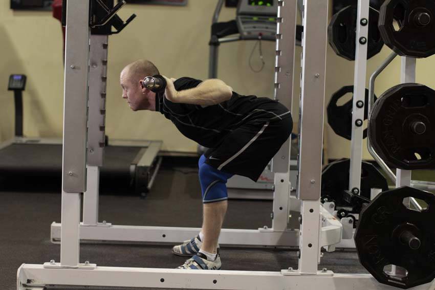 Good Morning — end position, working the hamstrings