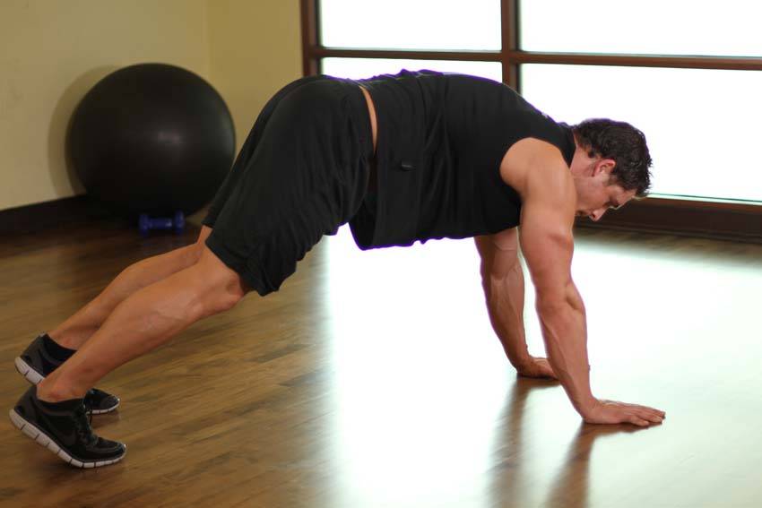 Groiners — starting position, working the adductors