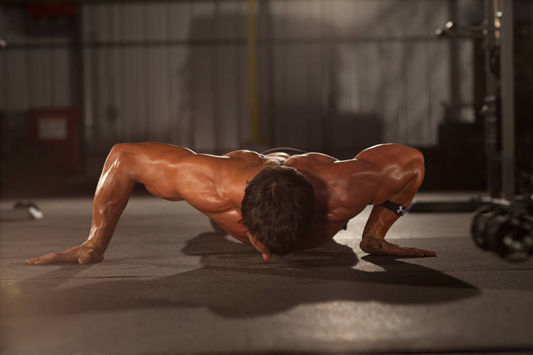Isometric Wipers — end position, working the chest