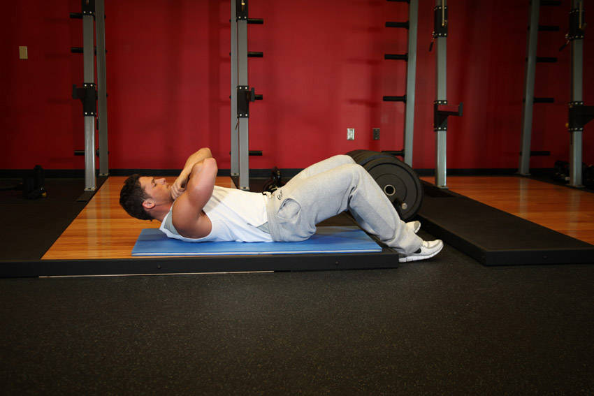 Janda Sit-Up — starting position, working the abs
