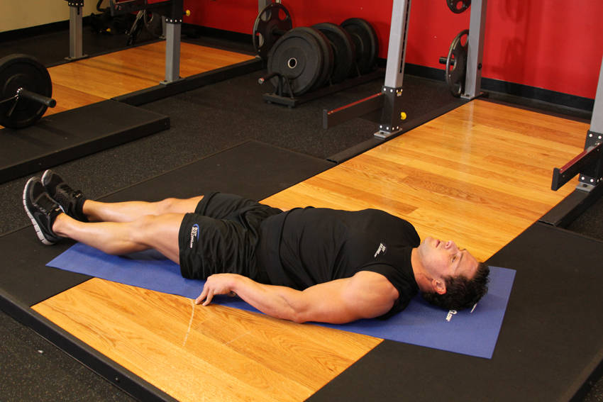 Leg Pull-In — starting position, working the abs