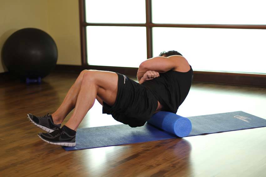 Lower Back-SMR — end position, working the lower back