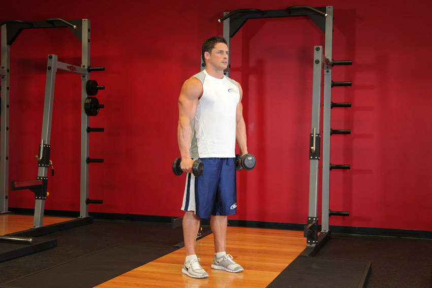 Power Partials — starting position, working the shoulders