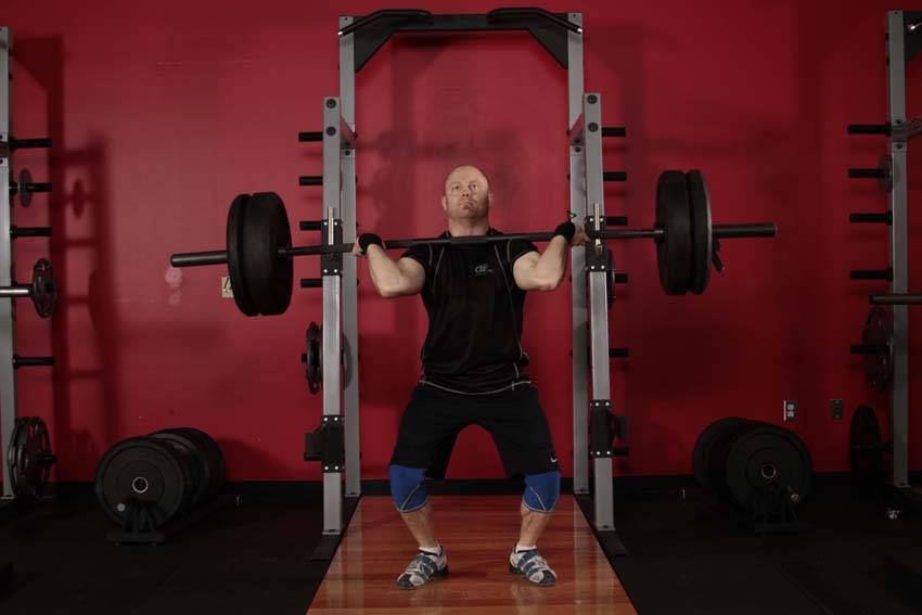 Push Press — end position, working the shoulders
