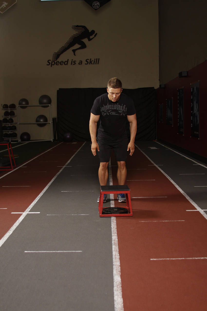 Quick Leap — starting position, working the quads