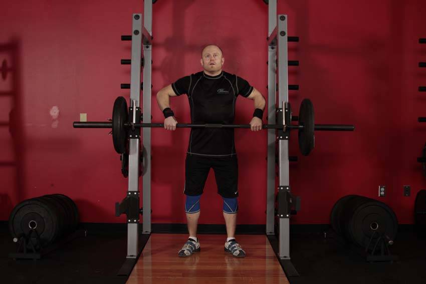 Rack Delivery — starting position, working the shoulders