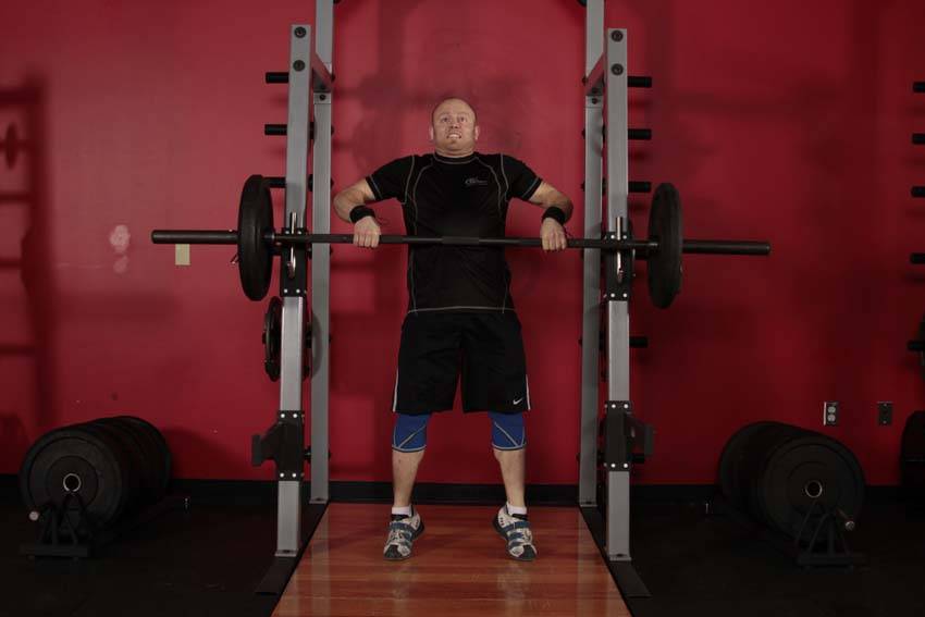 Rack Delivery — end position, working the shoulders