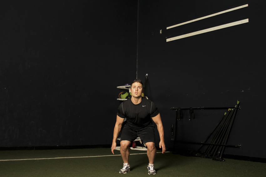 Rocket Jump — starting position, working the quads
