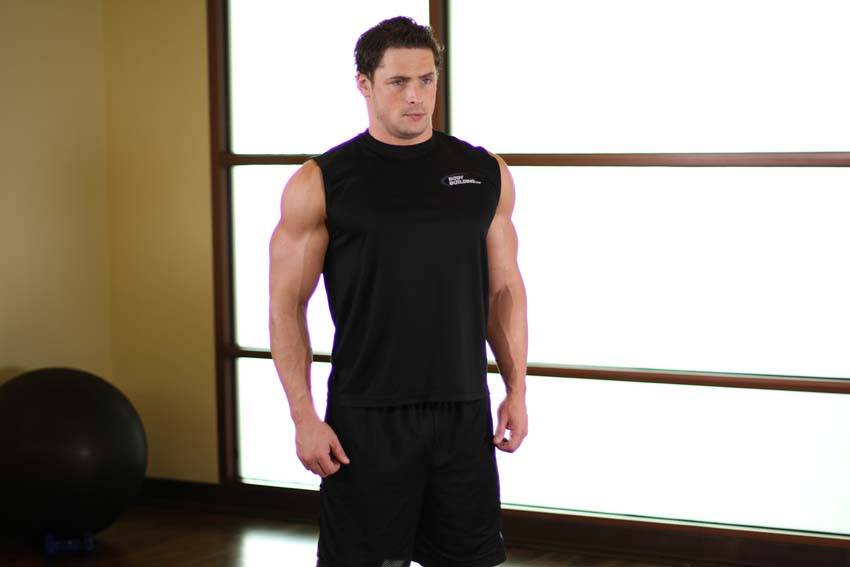Shoulder Circles — starting position, working the shoulders