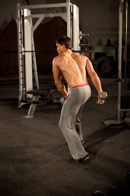 Spell Caster — starting position, working the abs