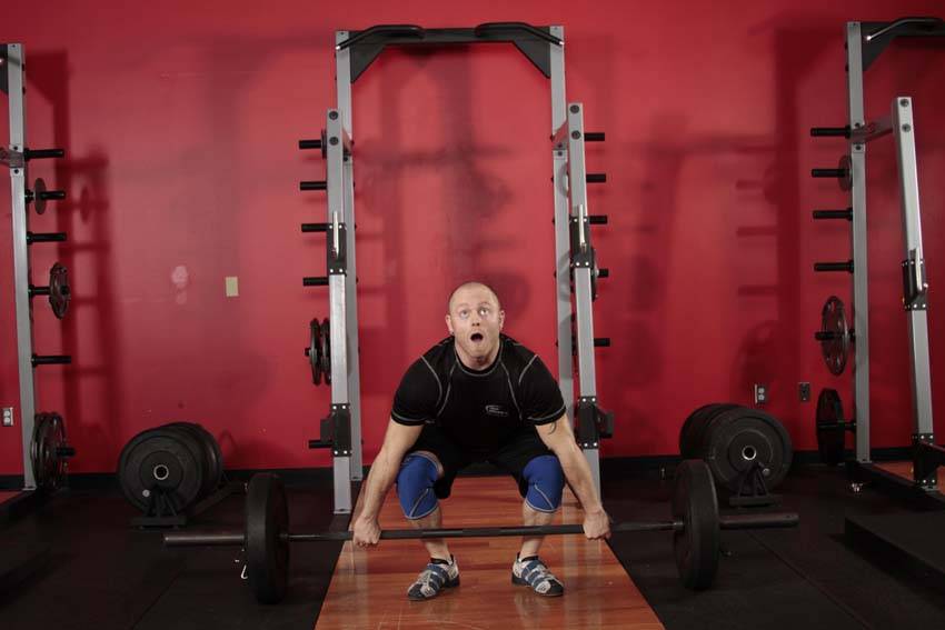 Split Clean — starting position, working the quads