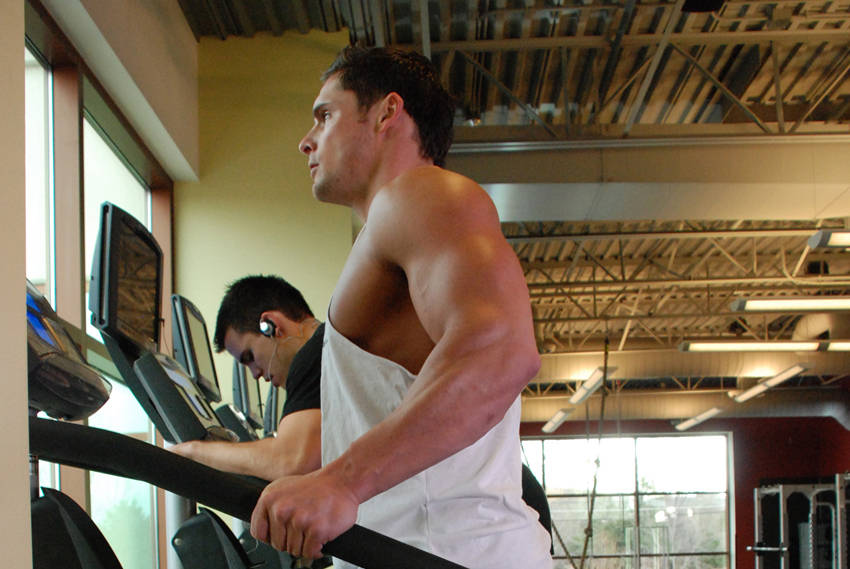 Step Mill — starting position, working the quads