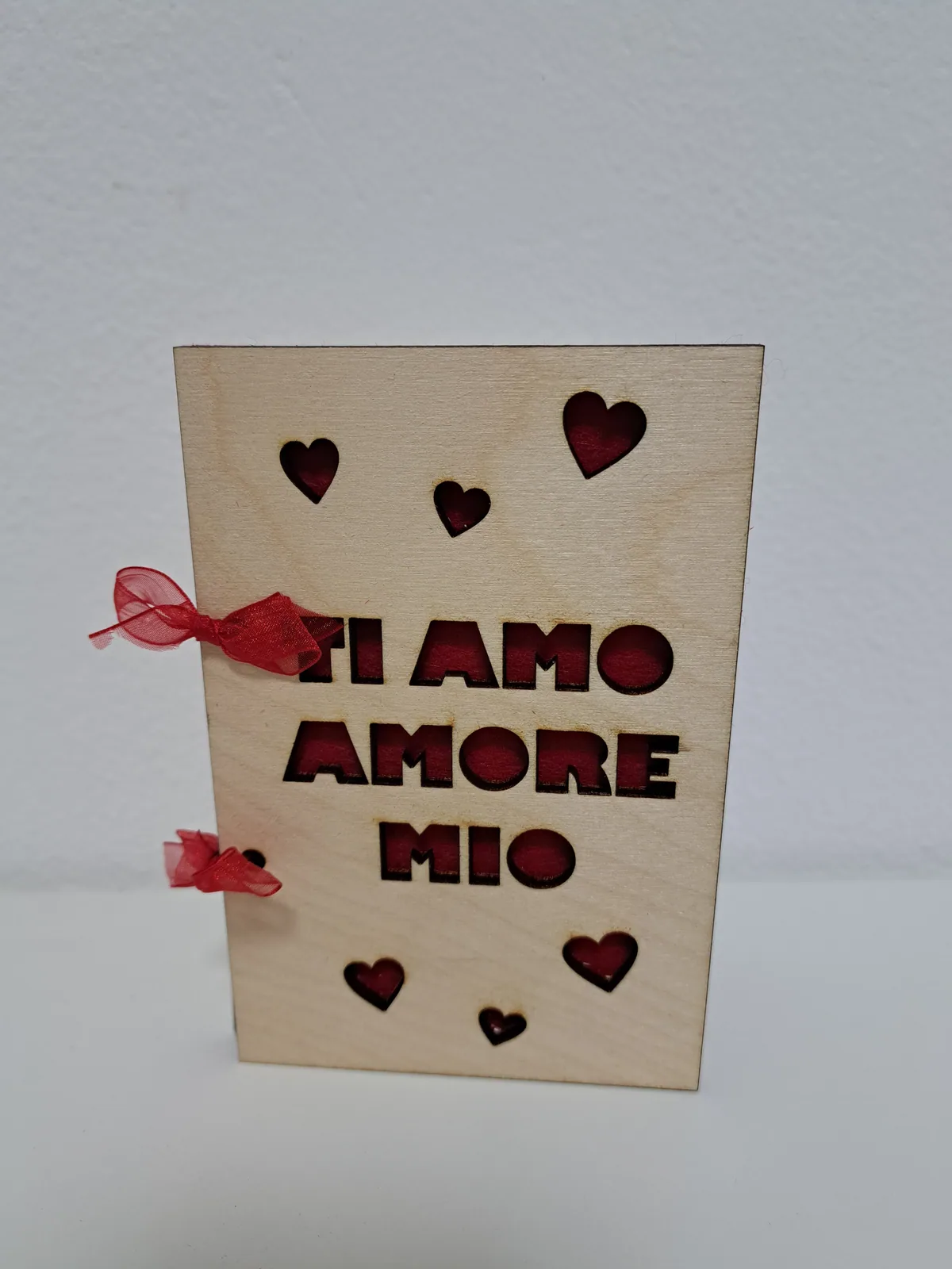 Il pannello «Ti amo amore mio»