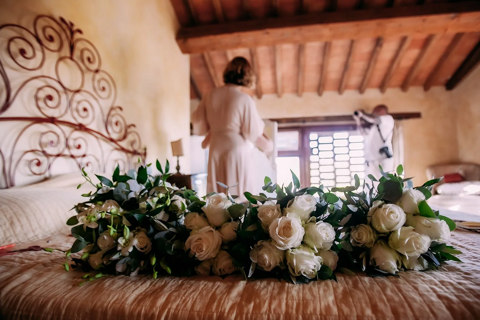Le composizioni di fiori bianchi