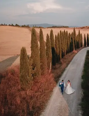 Matrimonio in Toscana girato in reportage